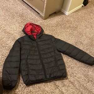 Wilson’s Leather Black Puffer Jacket
